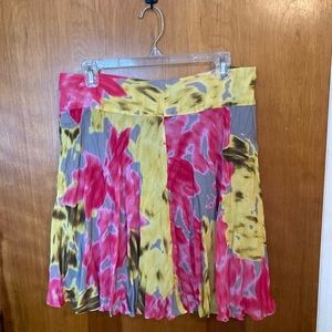 INC Floral Mini Skirt